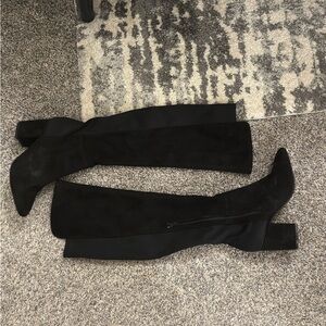 Knee High Black Women's Boots Zigisoho